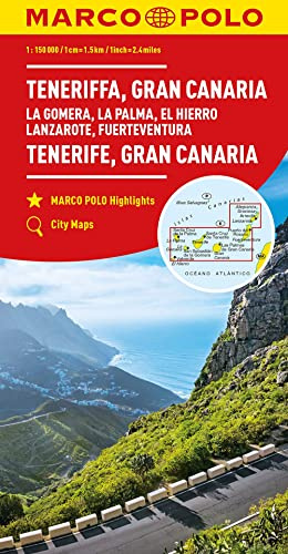 Isole canarie 1:150.000. Ediz. multilingue (Carte stradali Marco Polo)