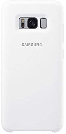 Samsung Original S8 Plus Silicone Phone Case Cover - White,EF-PG955TWEG