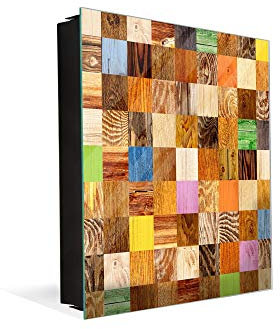 Concept Crystal Porte-clés décoratif avec tableau à surface magnétique K10 Bois modèles