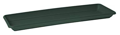 ARTEVASI Soucoupe RECTANGULAIRE Venezia 80CM Vert FONCÉ