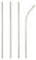 PAPSTAR Trinkhalme, Papier Pure Ø 6 mm, 20 cm Weiss flexibel 88071 Papiertrinkhalme Papierstrohhalme mit Knick umweltfreundlich, 1000 Stück
