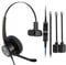 EMAIKER Office IP Phone Headset with Noise Canceling Mic, One Ear RJ9 Wired Telephone Headset for Fanvil Snom Grandstream GXP,GRP Series &Yealink T22P T26P T28P T23G T29G T32 T41S T42S T46S …