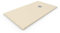 DUCHA-ES Plato Resina EXTRAPLANO. Textura Pizarra Antideslizante. Carga Mineral. 70X170CM Crema RAL: 1015