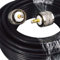 Boobrie Verbessert UHF auf UHF Kabel 20M RG58/U Kabel PL259 Adapter UHF Stecker zu UHF Stecker Radio Antennen Kabel Amateurfunk Kabel Geringer Verlust CB Koaxialkabel für Antenne/Rundfunk