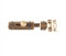 Jedo 100mm (4) Heavy Duty Sliding Surface Door Lock Bolt for Internal Latch Doors and External Doors and Windows (Antique Brass)