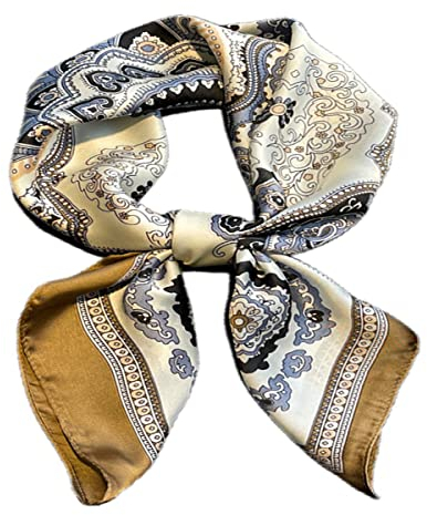 FAIRYGATE Damen Scarf Schal Seide Gefühl Frauen Elegant Bandana Leicht Schals Tücher Stolen Ladie Geschenk Kopftücher 95021