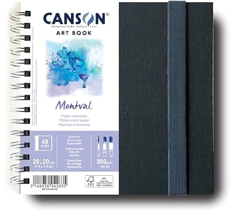 Canson C31200L004 Aquarellpapier, Papier, weiß