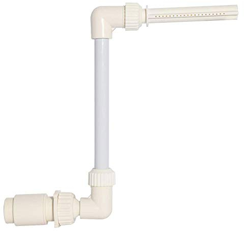 FIYSON Pool Sprayer PVC Verstellbare Wasserfall Brunnen Düse Wasser Spay Pools Spa Garten Dekorationen Schwimmbad Zubehör Schwimm Wasserfallbrunnen Wasserbecken Dekoration für 1-1/2 Zoll Gewinde