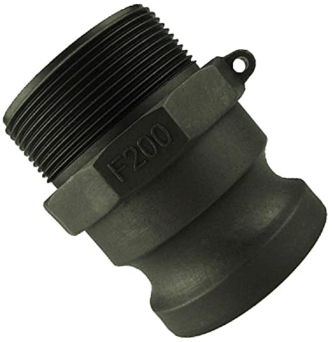 1 Stück 2 Armaturen Poly -Standard Kupplungen, Männlicher Adapter x Männlicher Faden Faden Camlock Fitement