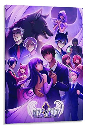 Aphmau Poster Dekorative Malerei Leinwand Wandposter und Kunstbild Druck Moderne Familie Schlafzimmer Dekor Poster 20 x 30 cm Aphmau Poster Leinwand Kunst Poster Bild Modern Office Familie