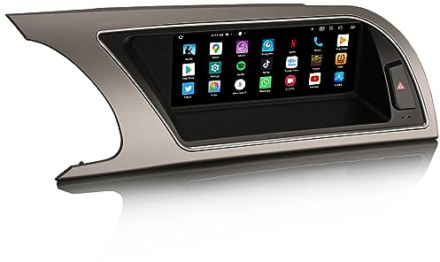 8,8 Zoll 8-Kern Android 14 Autoradio Für Audi A5 2009-2016 Unterstützt GPS Navi Kabellos Carplay IPS WiFi 4G WiFi DAB+ DVR 64GB ROM