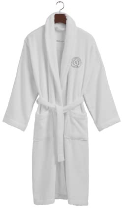 GANT Crest Bademantel Farbe White Größe XS