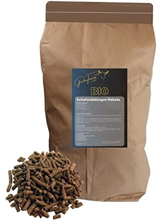 GardenTaurus® Bio Schafwolldünger Pellets | organischer Langzeitdünger | Naturdünger aus Deutschland | 2,5 kg für ca. 25 m²
