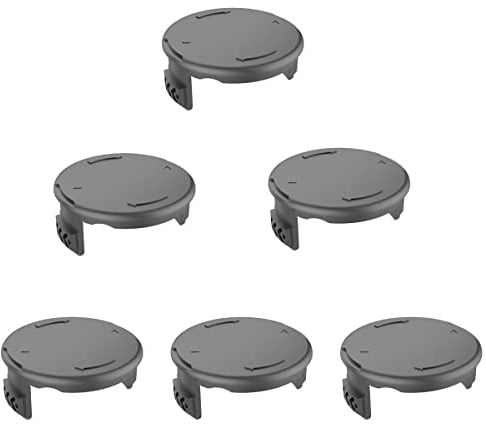 Rasentrimmer-Spulenabdeckung, 6 Stück Rasentrimmer-Spulenkappe Rasenmäher-Ersatzteil für BOSCH ART 23 26 SL 23-28 2300