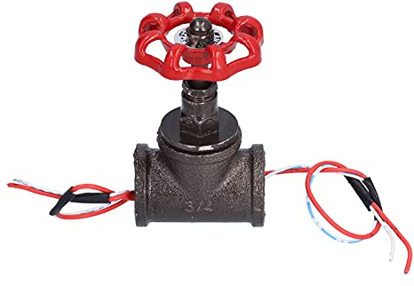 Interruptor de Luz Giratorio con Válvula de Parada Industrial Retro de 3/4 Pulgadas, Diseño único, Adecuado para Lámpara de Tubo de Mesa