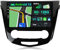 BXLIYER | Eingebaut 4G LTE & DAB | Android 14 QLED Autoradio für Nissan Qashqai J11 X-Trail Rouge (2014-2018)| 6G+128G| Carplay Android Auto | Kamera + MIC | Dual Band WiFi | 10.1 Zoll | 8-Core 2 Din