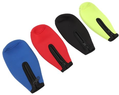 Thick Insulation Wine Bottle Cooler Sleeve, Zipper Design, Wrapped, Neoprene Material, Keep Beverages Warm and Cold, for 4 Wine Bottles