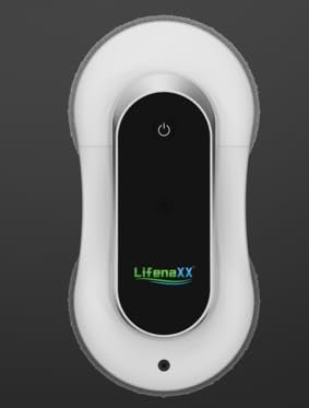 Lifenaxx Advanced Window Cleaning Robot LX-055, Electric Window Cleaner with 2 Spray Nozzles, High Suction Power (2800 PA), Large 70ml Water Tank, Remote Control - Ideal for Windows, Tiles, Mirrors