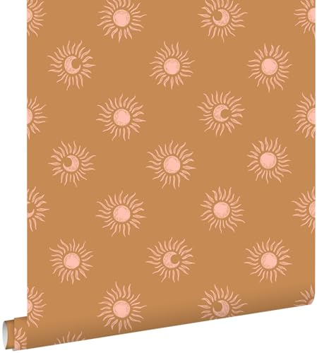 Esta Home Tapete Sonnchen Braun und Rosa 50 x 900 cm