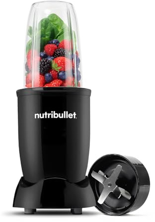 nutribullet 500 Series Blender in Black - 500W High-Torque Extractor with 20,000 RPM Cyclonic Power - Includes 700ml Tall Cup & Extractor Blade - Blends Frozen Fruit, Nuts & Ice for Smoothies