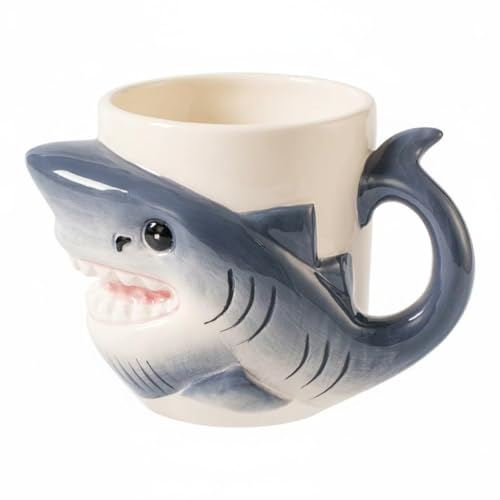predolo Plato Sushi Tiburón Estilo Marino Plato Tiburón Regalo Original ción Hogar, Gris Claro