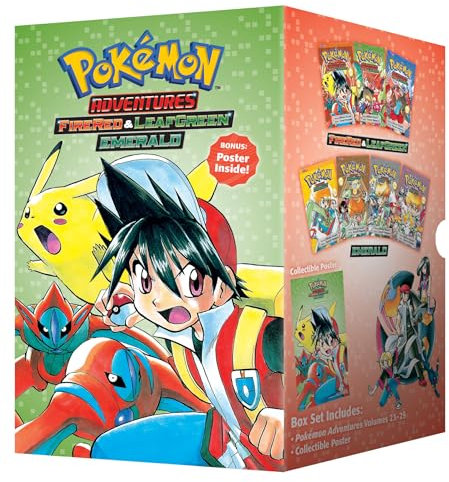Pokémon Adventures FireRed & LeafGreen / Emerald Box Set: Includes Vols. 23-29 (Pokémon Manga Box Sets)