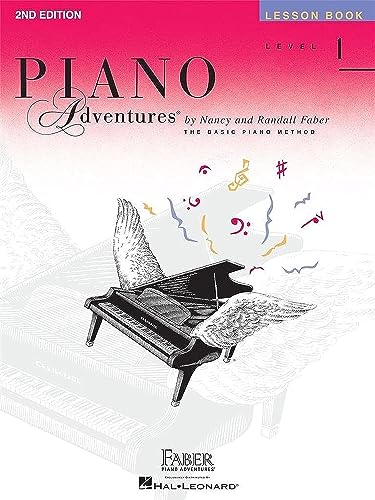 Piano Adventures: Lesson Book - Level 1 2nd Edition | Faber Beginner Piano Method for Young Learners | Essential Chord and Note Reading Exercises | Perfect Music Teacher Resource and Gift for Pianists