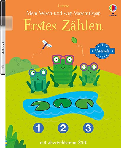 Mein Wisch-und-weg-Vorschulspaß: Erstes Zählen: mit abwischbarem Stift