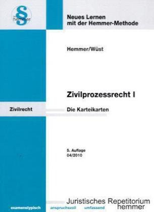 Karteikarten ZPO I (Karteikarten - Zivilrecht)