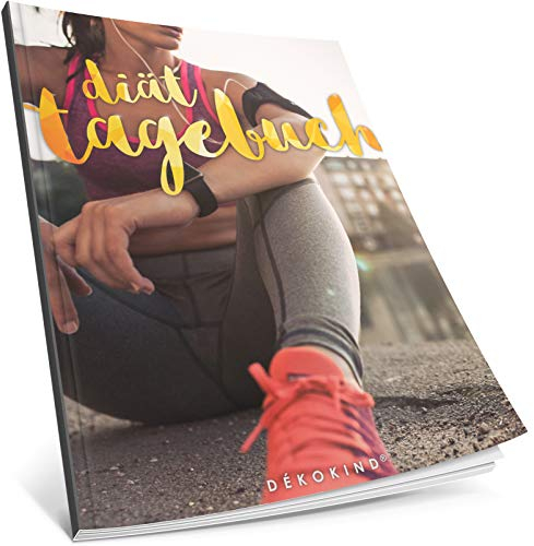 Dékokind® Diät-Tagebuch: Clevere 90 Tage Challenge zum Abnehmen || Das Abnehmtagebuch / Ernährungstagebuch zum Ausfüllen || C_25 „Ausdauer“