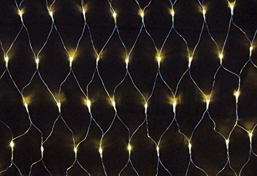 160 LED Lichternetz warmweiß - Lichterkette Netz für Innen + Außen - Weihnachtsdekoration