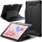 JETech Coque pour iPad 9,7 Pouces 2018/2017 (6ème/5ème Génération) avec Porte Pencil, Housse Étui de Protection Support Magnétique à Angles Multiples, Antichoc (Noir)