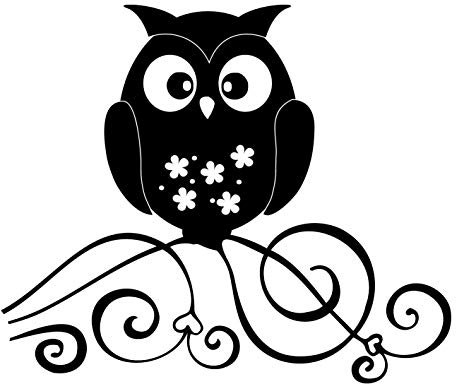 kleb-Drauf | 1 Eule | Schwarz - glänzend | Wandtattoo Wandaufkleber Wandsticker Aufkleber Sticker | Wohnzimmer Schlafzimmer Kinderzimmer Küche Bad | Deko Glas Fenster Fliese Tür Wände