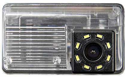 HD 720P Rückfahrkamera Wasserdicht Nachtsicht Rückansicht Kamera Einparkhilfe Rückfahrsystem für Toyota Corolla Verso 2004-2100