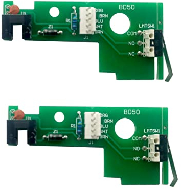 Rev Counter Board Ersatz für FM350 FM352 FM500 FM502 FM600 2000XL MM500/502 Serie Ersatz für Mighty Mule GTO, Grün (2 Stück)