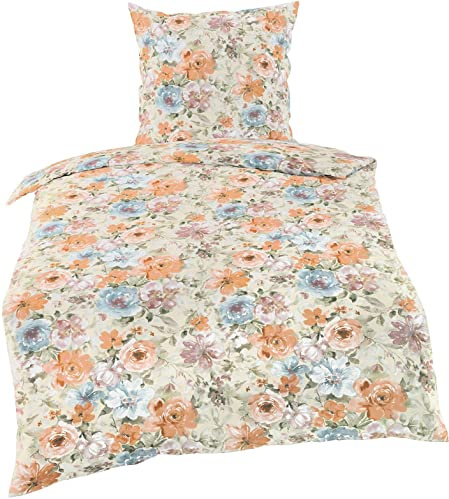 Jekatex Baumwoll-Satin Bettwäsche Maya (135_x_200_cm)