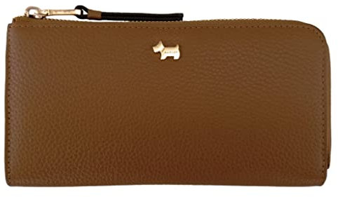 RADLEY Dockalnds Purse Zip Around Large Grained Leather (Mid Tan) Brown Womens