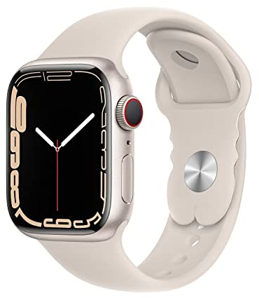 HdanMole Sport Strap Compatible with Apple Watch Straps 40mm 38mm 41mm 42mm 44mm 45mm 46mm, Silicone Strap Replacement for iWatch Straps Series 10 9 8 7 6 5 4 3 2 1 SE Women Men, Starlight