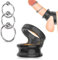 Hodenringe Cockring Hodenstrecker Ballstretcher + 3 Cockringe Extrem Edelstahl,Cockringe Metall Herren Penisring Eichelring,Penishülle Penis Sleeve Penis Ring,Sexspielzeug für Paare Extrem Sex