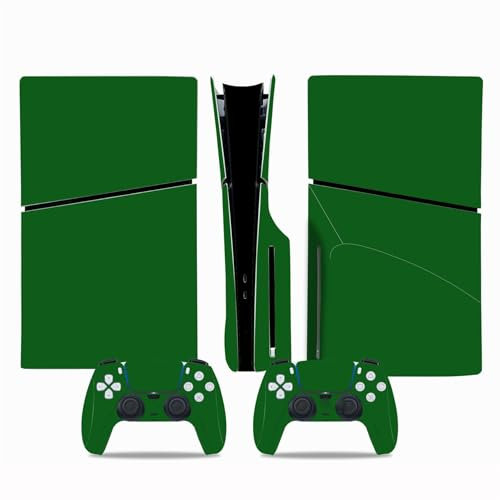 Peau Distance Console Pour PS5 Slim Skin Disc Edition & Pour PS5 Slim Skin Digital Edition Console Et Contrôleur Vinyl Cover Skins Wraps Scratch Resistant Compatible 24565 Cadeau D'enveloppements Skin