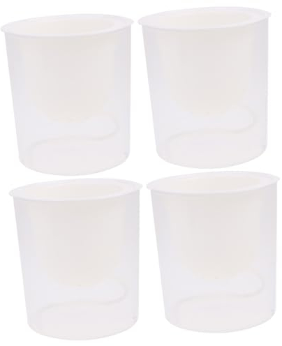 YARNOW 4 Stück Blumentöpfe Buddha-Vase für Pflanzen Pflanztöpfe für Orchideen Pflanzentopf für drinnen Pferd Tortenaufsatz Pflanzenhalter Blumentopf grüne Pflanzen die Faulen Weiß