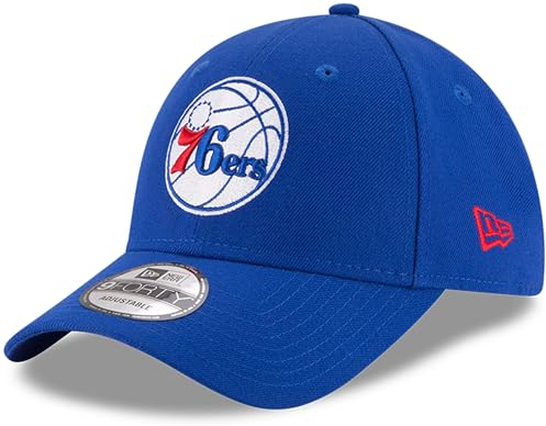 New Era NBA The League 9FORTY Adjustable Hat Cap One Size Fits All, Philadelphia 76ers - Blau, Einheitsgr��e