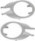VekAuto 1 Paire De Grilles De feux- De Brouillard Pour Audi A4 B7 2005-2008 En Abs Gris Durable Couvercle De feux- De Brouillard Avant Gauche Droite Inférieur Du Pare-Chocs Avant