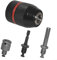 13mm Keyless Drill Chuck Adapter, Quick Change SDS/Hex/Square, Securely Hold Drill Bits (Chuck and)