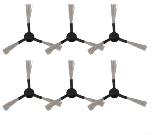 Gründlich saubere Kanten, 6er-Pack Ersatz-Eckbürsten-Set für Tefal Saugroboter