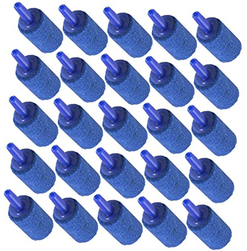 POPETPOP Aquarium Bubbler Set 25pcs Zylinder Blase Luft Steine ​​für Aquarium Blasen
