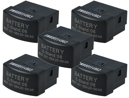 vhbw 5X Batterie Ersatz für Siemens 6ES7291-8BA20-0XA0 | 4025515161431 für Batteriemodul (30 mAh, 3 V, Li-Ion)