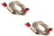 SOLUSTRE 2pcs Subwoofer Speaker Wire Kit for Car Audio Long- Easy Plug-and-play Installation Extensive Length Options