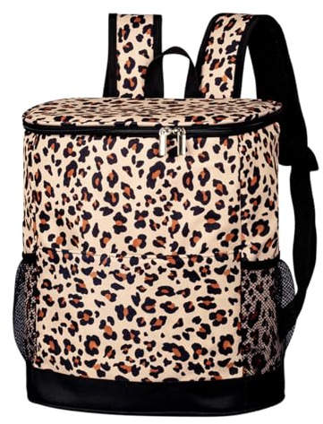 AUXDIQ 15L Sac à Dos Isotherme à Glacière Sac de Pique-Nique Sac Isotherme Portable Cooler Backpack Bag