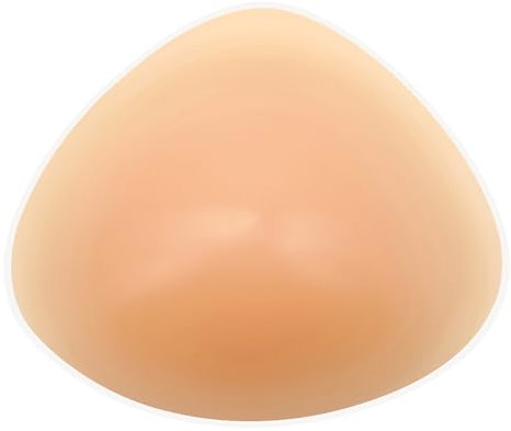 ELMIKA Silicone Forme de Poitrine Triangle Mastectomie Prothèse pour Natation Hot Spring Concave Bra Pad Enhancer Insert, Beige XS, 90 g/pièce, nude, XS (90g/piece)